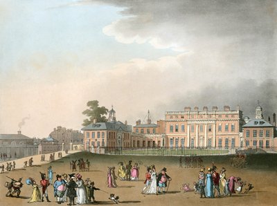 Buckingham Palace, London by Augustus Charles Pugin