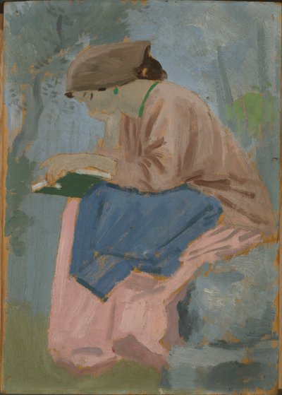 A Woman Reading - Provencal Study by Augustus John