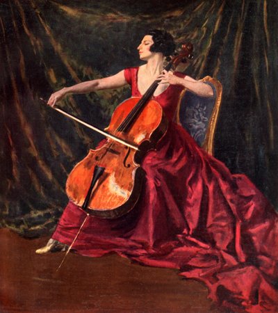 Madame Suggia by Augustus John