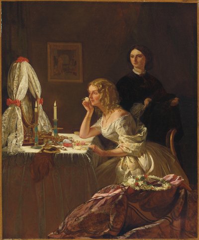 A Young Lady at Her Toilet by Augustus Leopold Egg