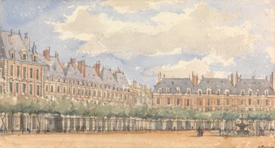 Place Royale, Paris by Augustus Welby Northmore Pugin