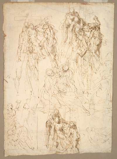 Studies for the Deposition by Aurelio Luini
