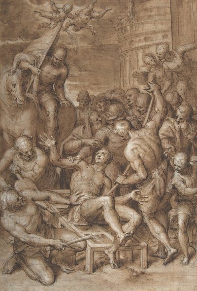The Martyrdom of Saint Lawrence by Aurelio Luini