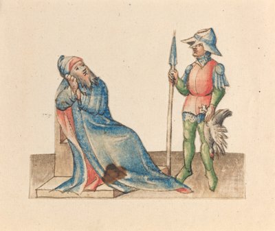 Isaac and Esau by Austrian 15th Century