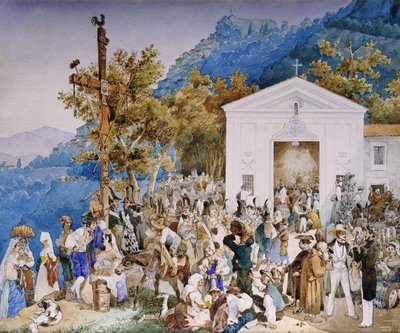 A Town Festival by Austrian School