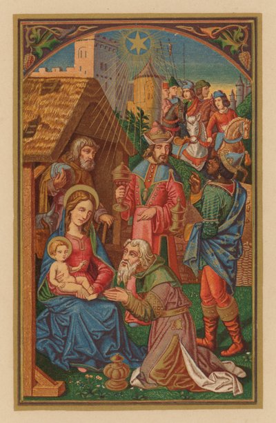 Adoration of the Magi by Austrian School