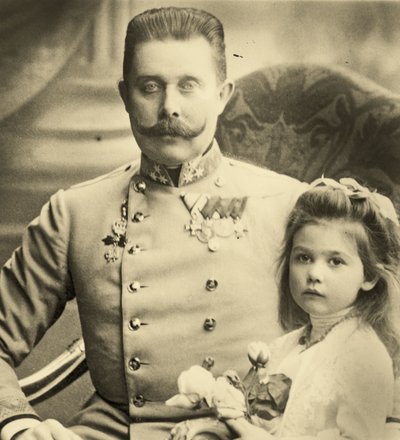 Franz Ferdinand with Princess Sophie by Austrian School