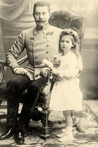 Franz Ferdinand with Princess Sophie by Austrian School