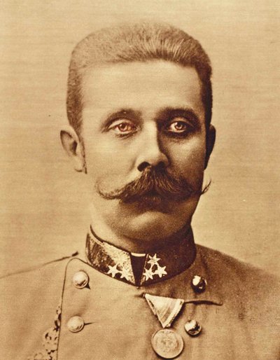 Portrait of Archduke Franz Ferdinand c.1893 by Austrian School