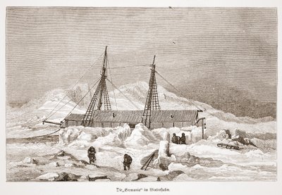 The Germania clad for winter, 1876 by Austrian School