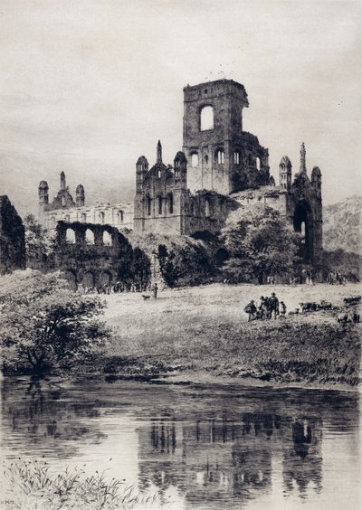 Kirkstall Abbey from the South-East by Axel Haig