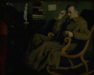 The Artist Pondering by Axel Helsted