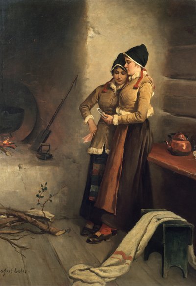 Girls with a Photograph by Axel Hjalmar Ender