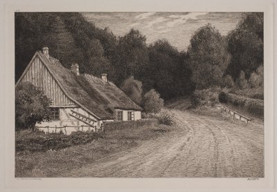 Peasant House by the Forest by Axel Holm