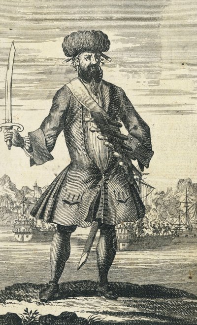 The pirate Blackbeard by B. Cole