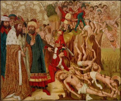 Martyrdom of the Ten Thousand Christians by Badener Nelkenmeister