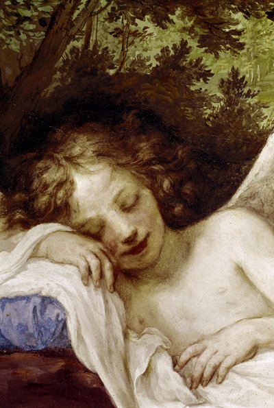 Sleeping Love by Baldassare (1611 89) Franceschini