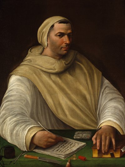 Portrait of an Olivetan Monk, c.1515 by Baldassarre Peruzzi
