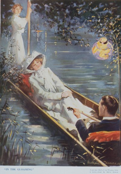 In the Gloaning by Balliol (after) Salmon