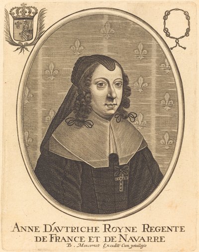 Anne of Austria by Balthasar Moncornet