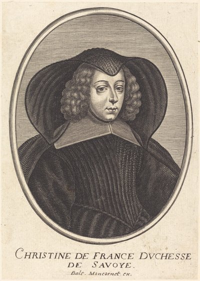 Christine of France by Balthasar Moncornet