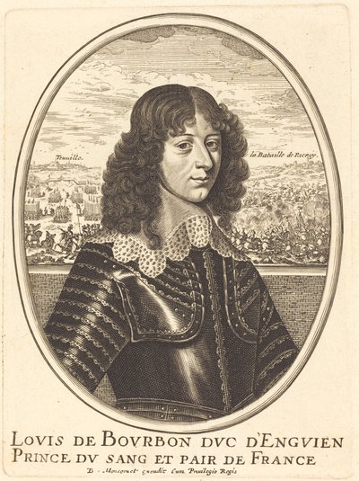 Louis II de Bourbon-Condé by Balthasar Moncornet