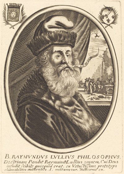 Raymond Lulle by Balthasar Moncornet