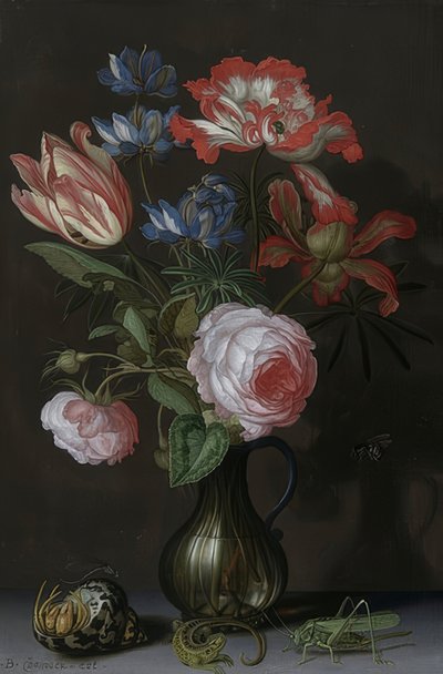 Flower Still Life by Balthasar van der Ast