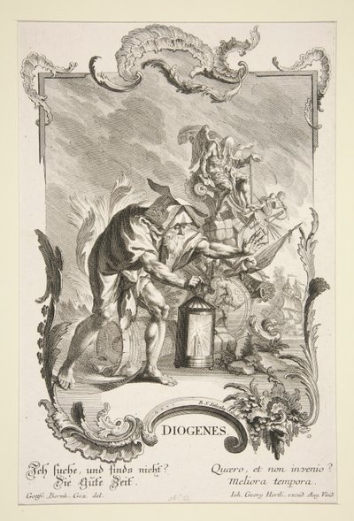 Diogenes by Balthazar Sigismond Setlezky