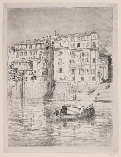Ferry Across the Tiber by Balzer Dahl