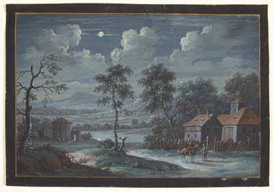 A Southern Landscape in Full Moon by Barbara Dietzsch