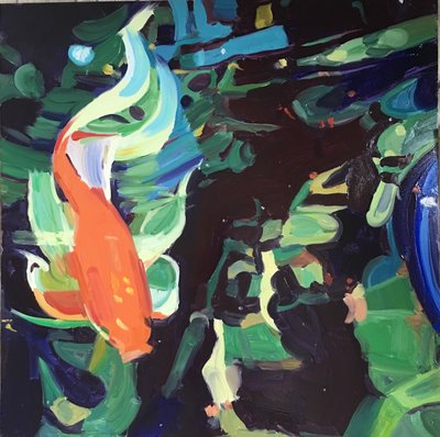 Goldfish by Barbara Hoogeweegen