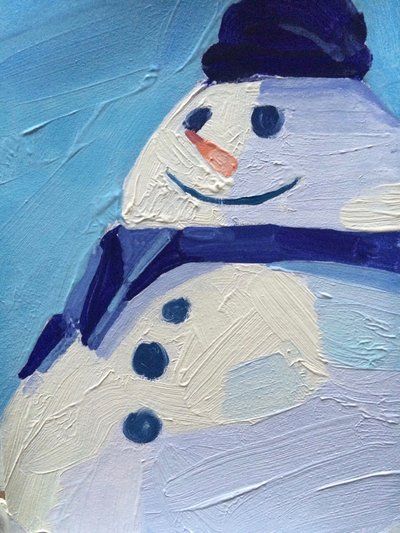Snowman, 2015 by Barbara Hoogeweegen