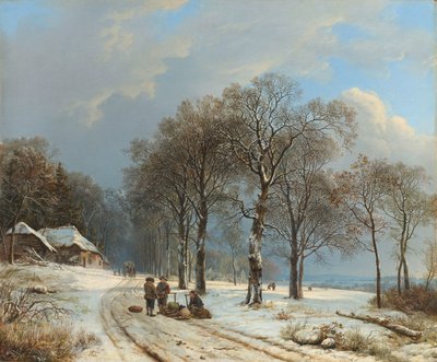 Winter Landscape by Barend Cornelis Koekkoek