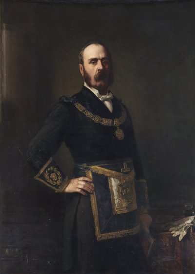 Sir John Braddick Monckton, 1883 by Barnett Samuel Marks