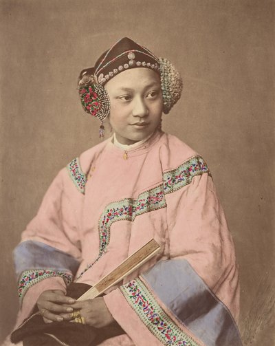 Girl from Lanxchow by Baron Raimund von Stillfried