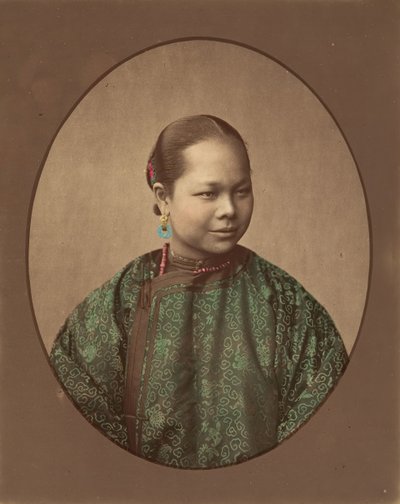Girl from Shanghai, 1870s by Baron Raimund von Stillfried