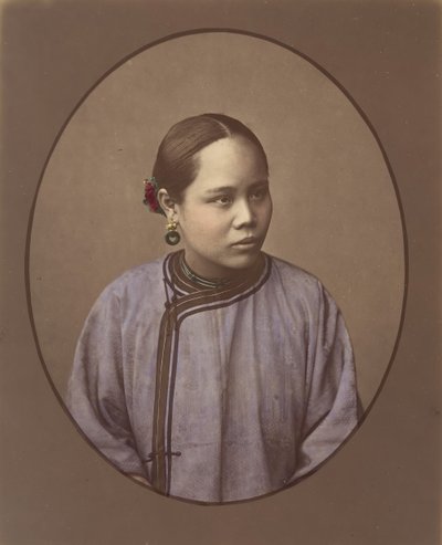 Girl from Shanghai, 1870s by Baron Raimund von Stillfried