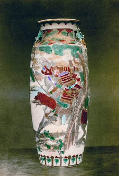 Satsuma vase, Japan, 1882 by Baron Raimund von Stillfried