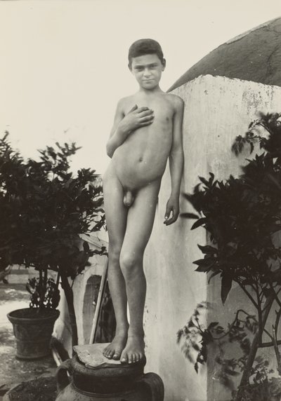 Standing Nude by Baron Wilhelm von Gloeden