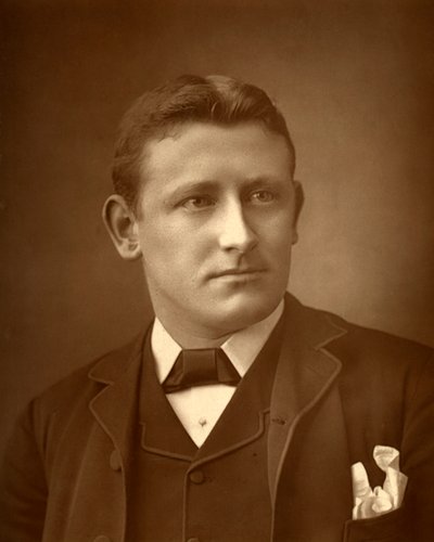 Austin Brereton, British author, 1886 by Barraud