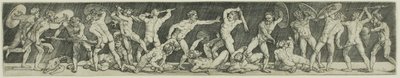 Battle of Eighteen Nude Men by Barthel Beham