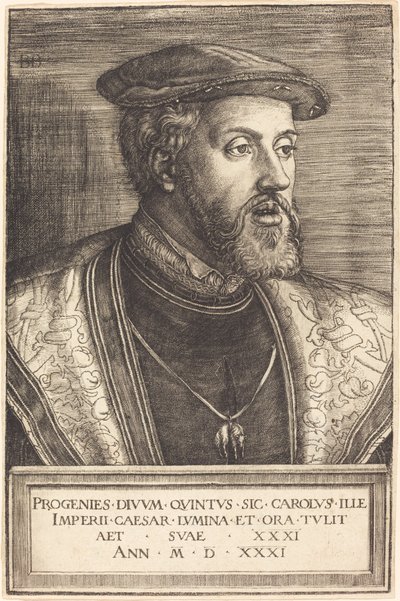 Emperor Charles V by Barthel Beham