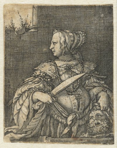 Judith with the Head of Holofernes and Sword by Barthel Beham
