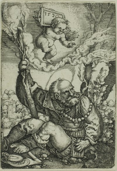 Saint Christopher by Barthel Beham
