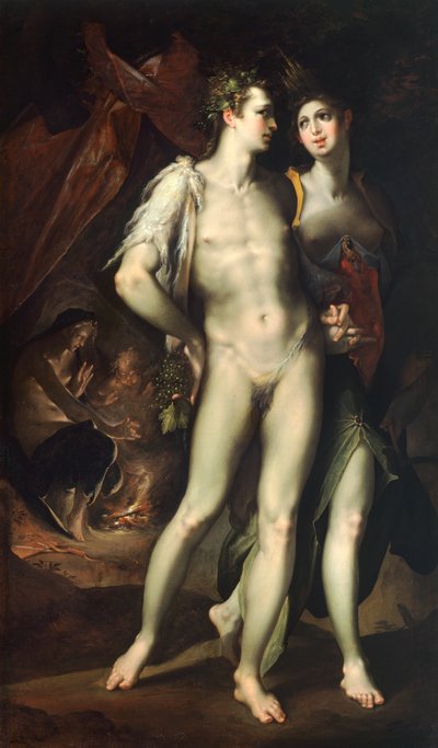 Bacchus and Ceres by Bartholomaeus Spranger