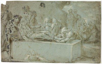Entombment by Bartholomaeus Spranger