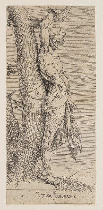 Saint Sebastian by Bartholomaeus Spranger