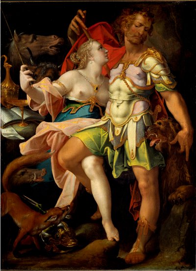 Ulysses and Circe the Magician by Bartholomaeus Spranger