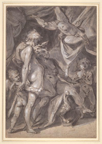 Venus and Mercury by Bartholomaeus Spranger